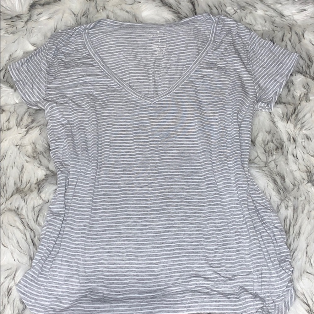 American Eagle Favorite Tee Striped